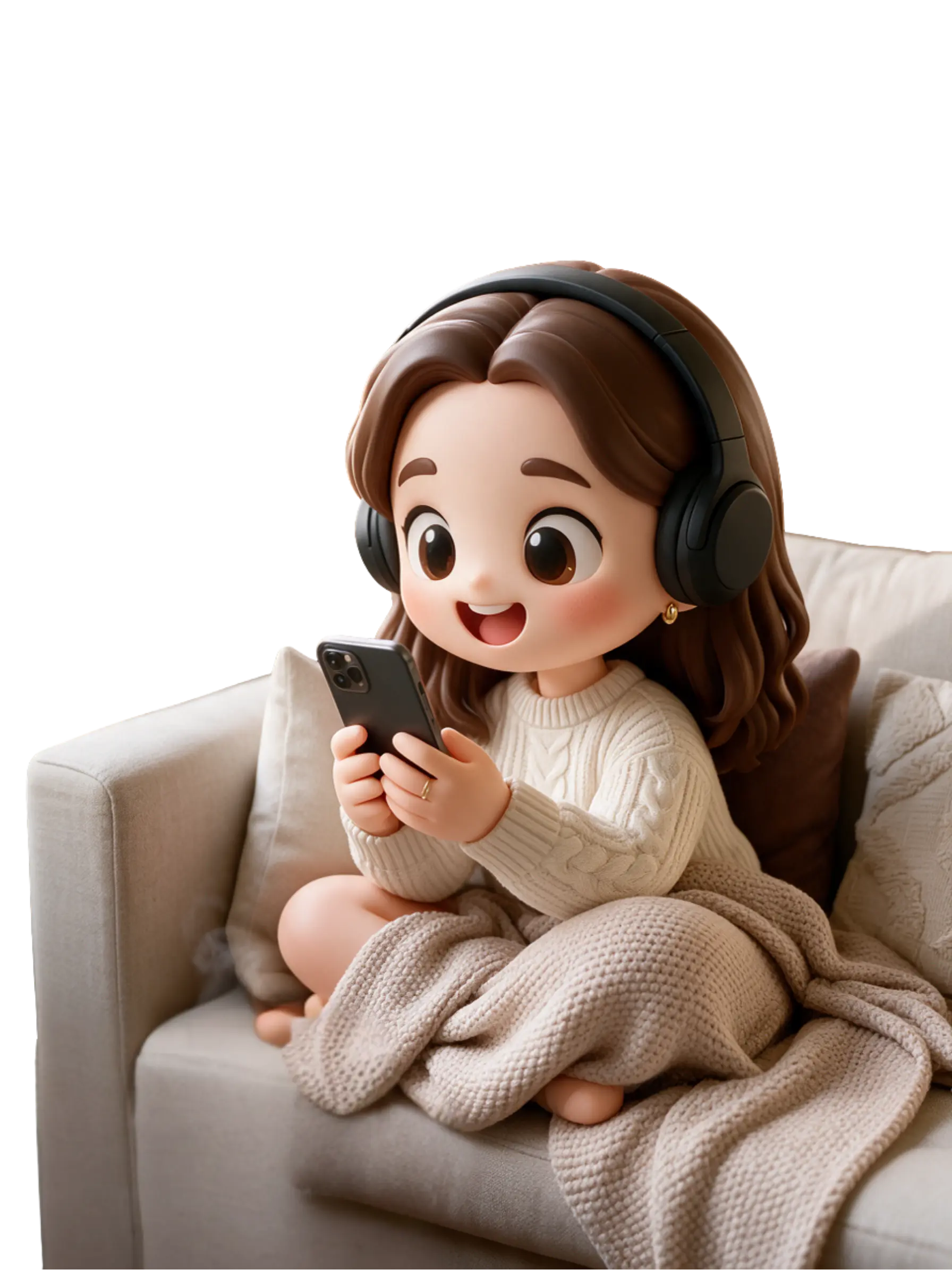 Learner enjoying a German story on Lingo Story